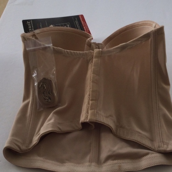 Bustier Molded Cup extra Firm control color beige size 36C. #77. - Picture 5 of 9